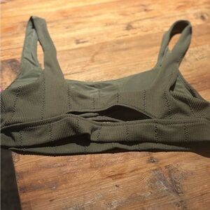 Aerie Olive Sports bikini